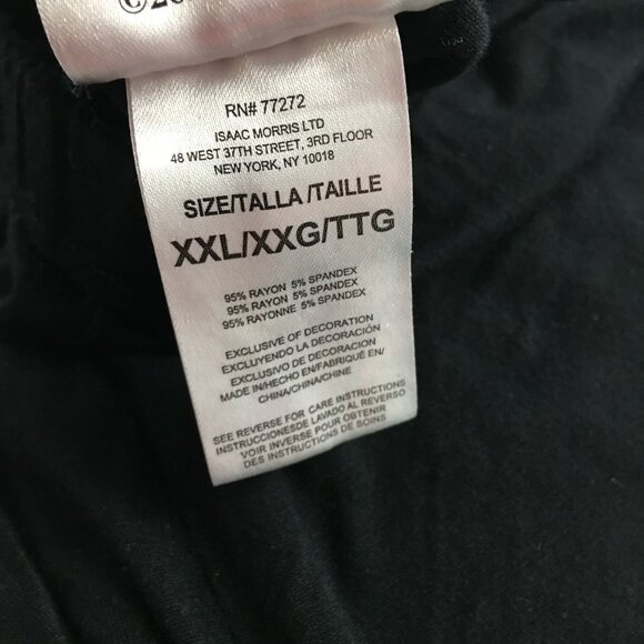 SCHITTS CREEK BLACK RAYON LOUNGE PAJAMA PANTS WOMENS SIZE XXL - Picture 5 of 5